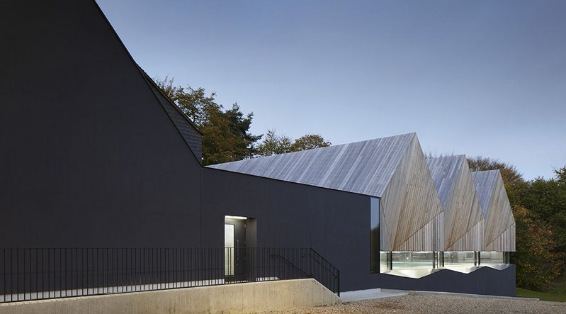 Alfriston School swimming pool, Buckinghamshire – Duggan Morris Architects. Click on the image