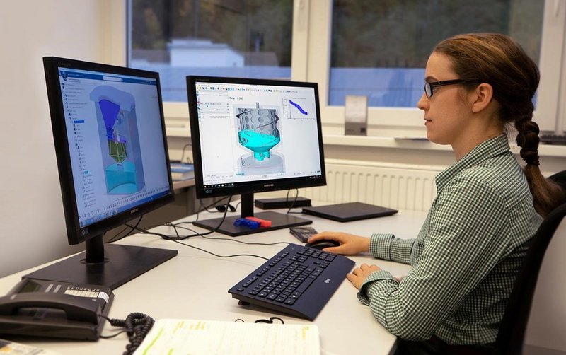 Development engineer Franziska Wülker's day job is designing toilet flushing performance for bathroom manufacturer Duravit.