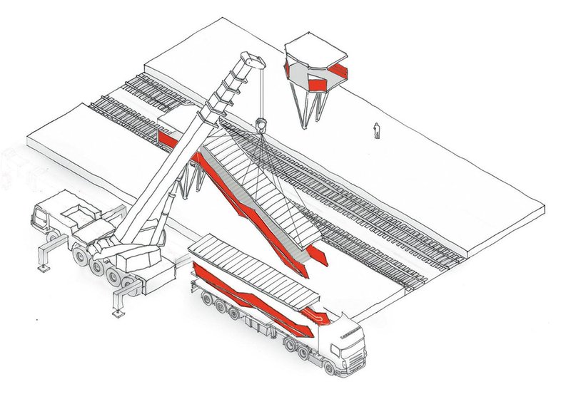 Rethinking process and making: Oliver Beetschen’s footbridge for Network Rail.
