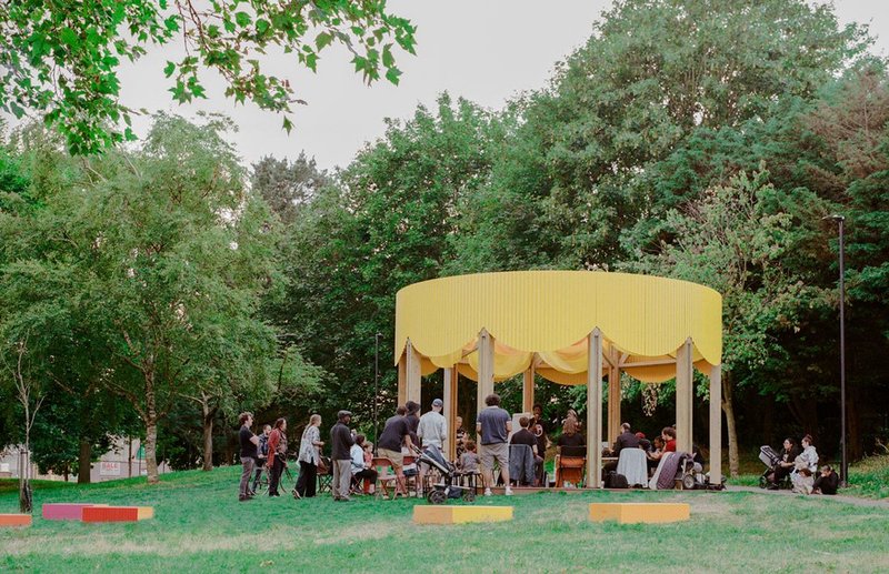 Pavilion on The Green, Enfield, by Fisher Cheng.