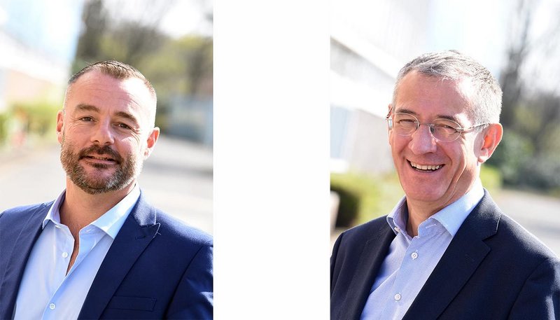 Left: Graham Taylor, Zentia sales and marketing director. Right: Christophe Lloret Linares, Zentia chief executive officer.