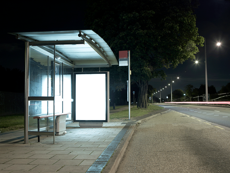 How do we see the gestural high-tech-ish style that livened so many bus shelters?