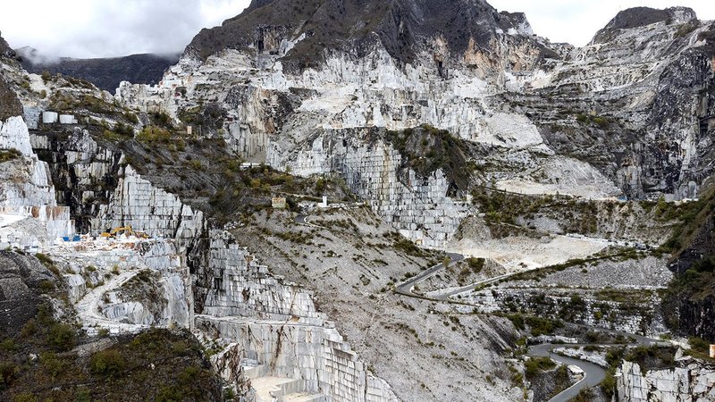 Krista Jahnke Quarry, Carrara, Italy 2023 DJI Mavic II camera drone.