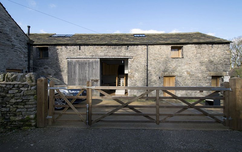 Artemis Barn conversion in Castleton, Derbyshire featuring Conservation Rooflights designed with slim clean lines and low profiles to match the roofline.