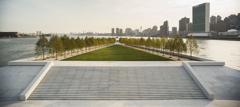 Franklin D. Roosevelt Four Freedoms Park, New York, 1973-2012.