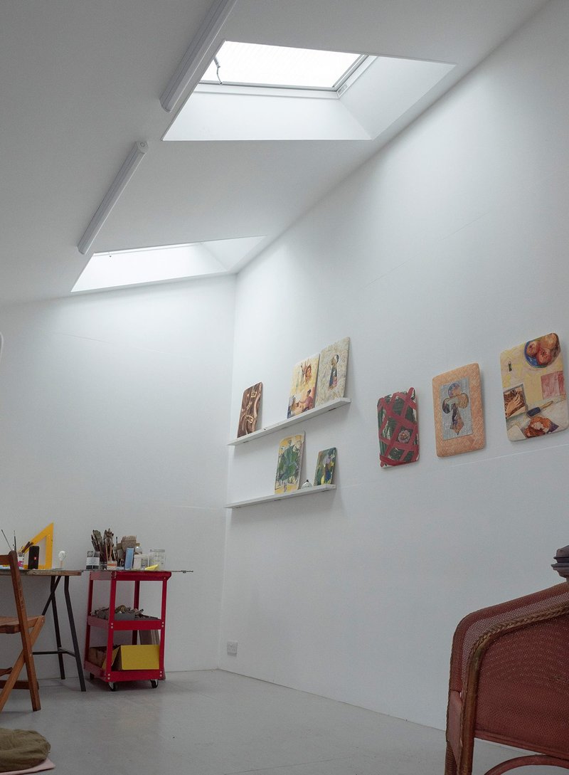 Positioning of the Heritage conservation rooflights takes account of both working and display needs.