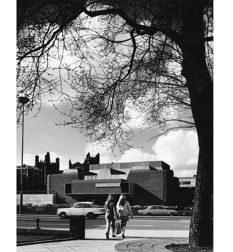 Newcastle University Theatre, 1970 (now Northern Stage) – Whitfield’s trademark well-detailed masonry and leadwork with adaptable interior.