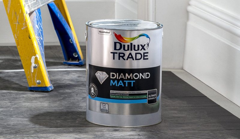 Dulux Trade Diamond Matt: Durable. Sustainable. Premium.