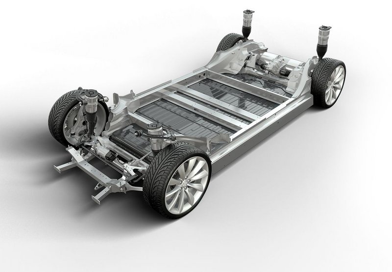 Tesla’s current technology has its batteries arranged to form part of the chassis floor of its cars. This same compact technology is now intended to be rolled out for the home battery.