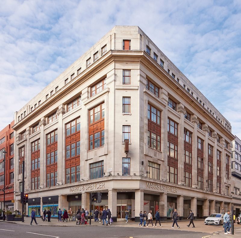 M&S’ Art Deco Oxford Street store in London.