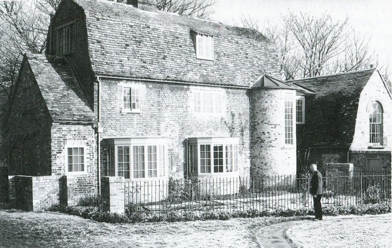 The Victorian cottages as found the Edes found them in 1956.