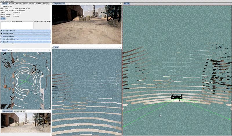 A remote flight around a construction site previously carried out by Sees.ai.