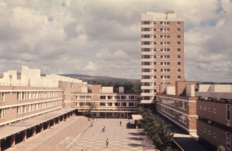 Lancaster University aerial view.