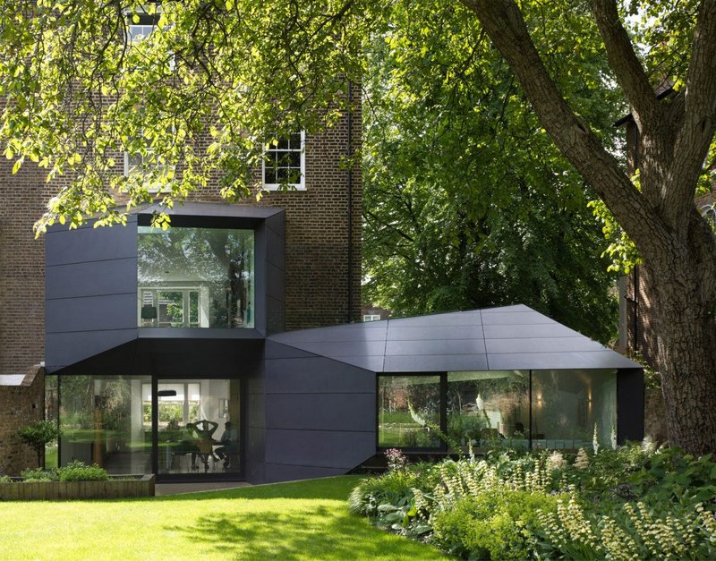 Alison Brooks Architects' Lens House explores Corian as an external layer.