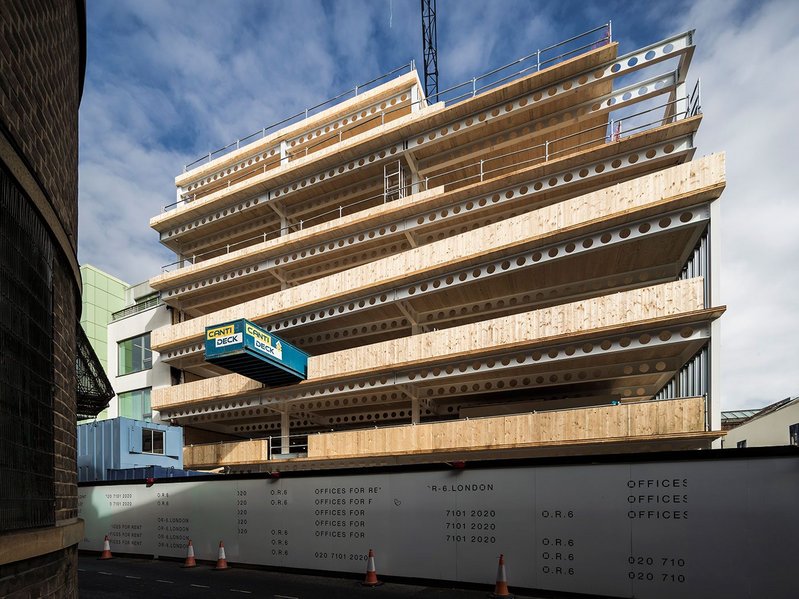 How to square sustainable timber structures and perceived risk, Waugh Thistleton managed it at this in Orsman Road, London.