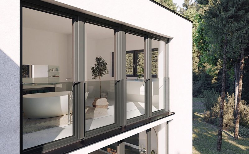 Polymer reborn: Rehau Skyforce Juliet balcony.