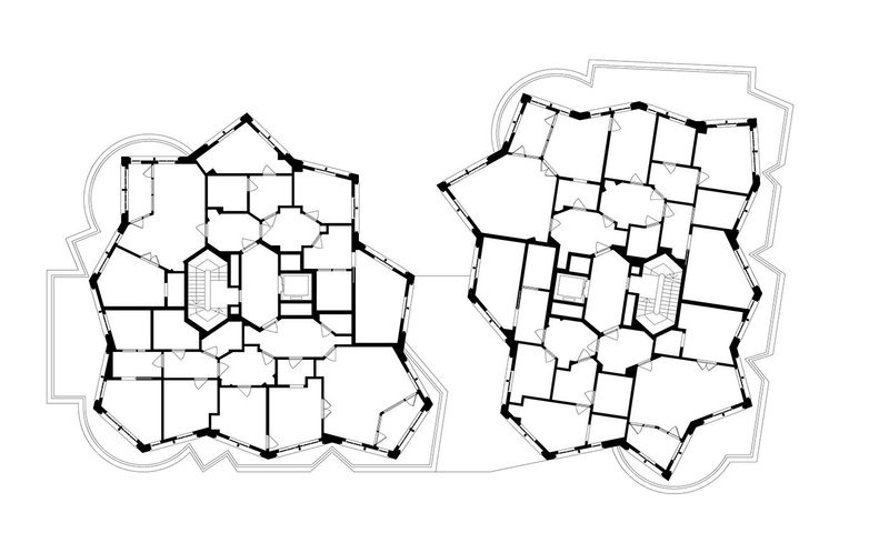 The delight of the plan: cellular irregularity at Sergison Bates’ apartments on Fitzjohn’s Avenue in north London.