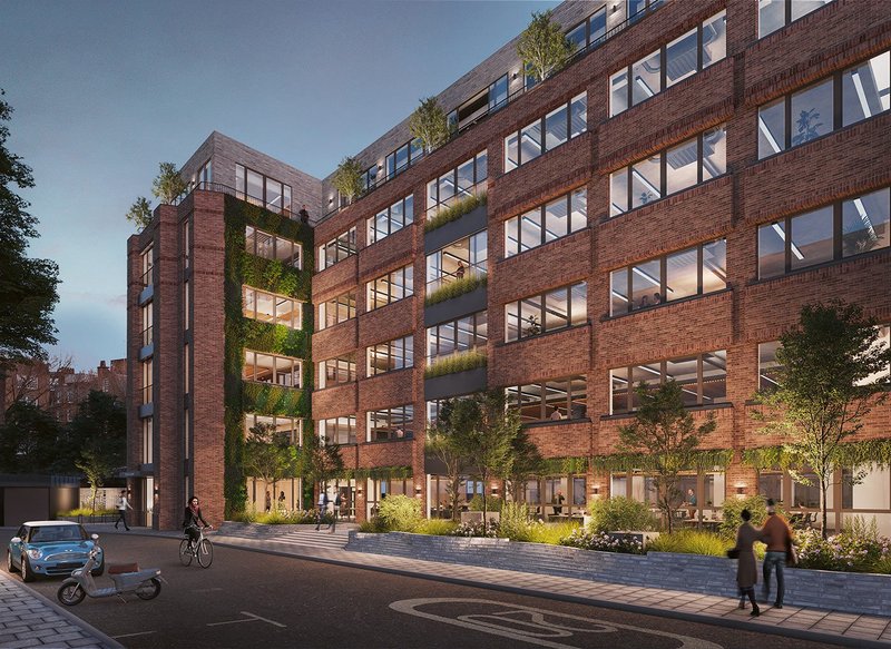 Barr Gazetas’ Holbein Gardens scheme in London made significant embodied carbon inroads by re-using steel taken from a previous Grosvenor demolition.
