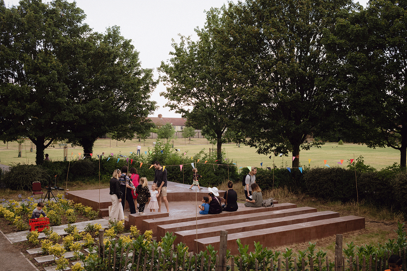 Simple but effective theatre at Higham Hill Park. Credit Lewis Ronald