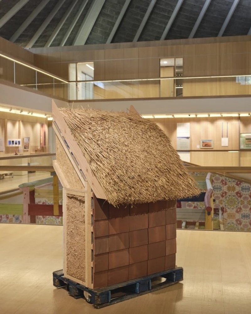 The 2023 project and exhibition at the Design Museum How to Build a Low-Carbon House  was part of the AHRC-funded Future Observatory project.