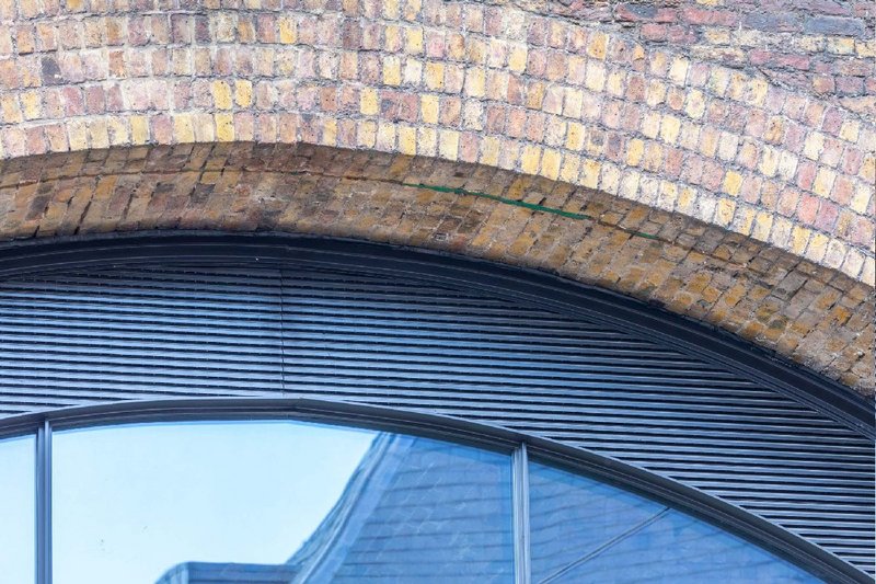 Renson UK ventilation louvres at an office in Borough Market, London.