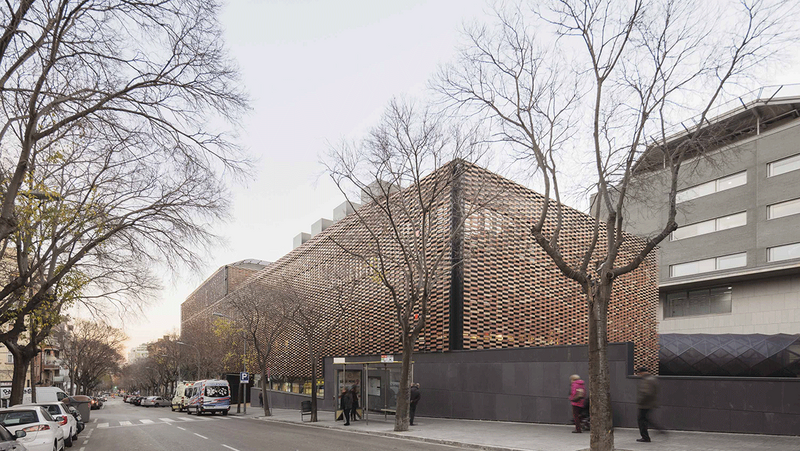 The Santa Creu and Sant Pau Hospital Research Centre in Barcelona by PICHarchitects and 2BMFG, winners of the Architecture category.