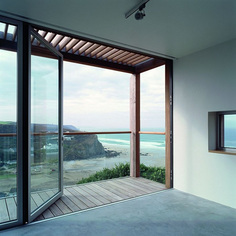 They also provide exterior space, allowing contemplation of some amazing coastal views.