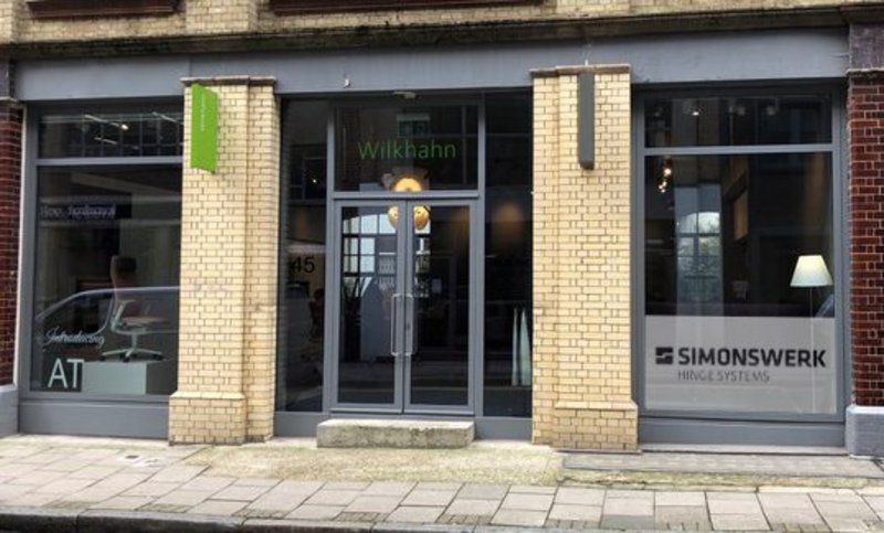 The Simonswerk showroom at 45 Great Sutton Street, Clerkenwell - just a short walk from Farringdon tube station.