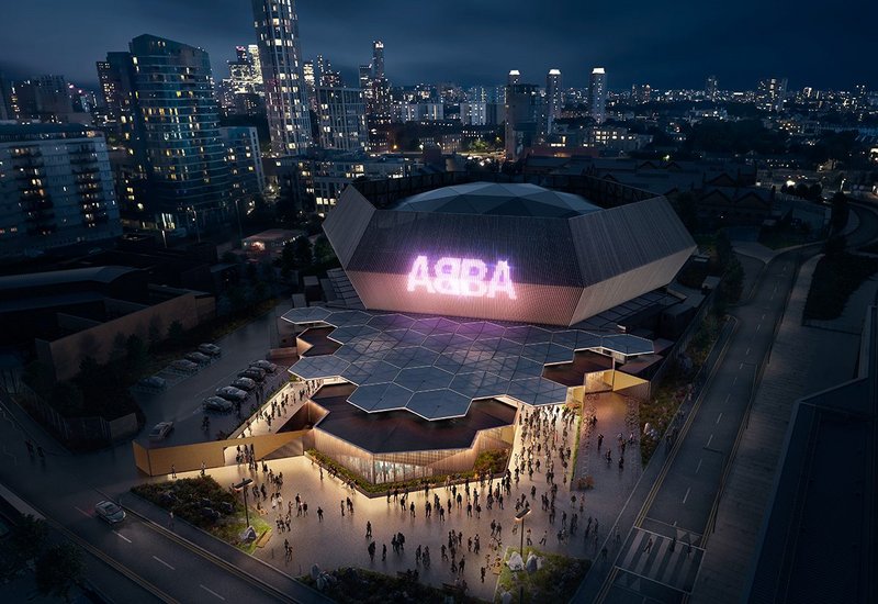 ABBA Voyage. Artist impression by Stufish Entertainment Architects