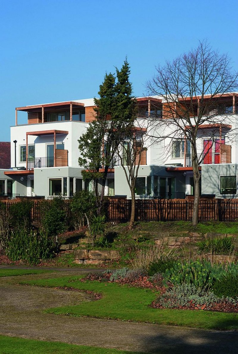 Green Street low energy housing in Nottingham by Marsh Grochowski and developer Blueprint.