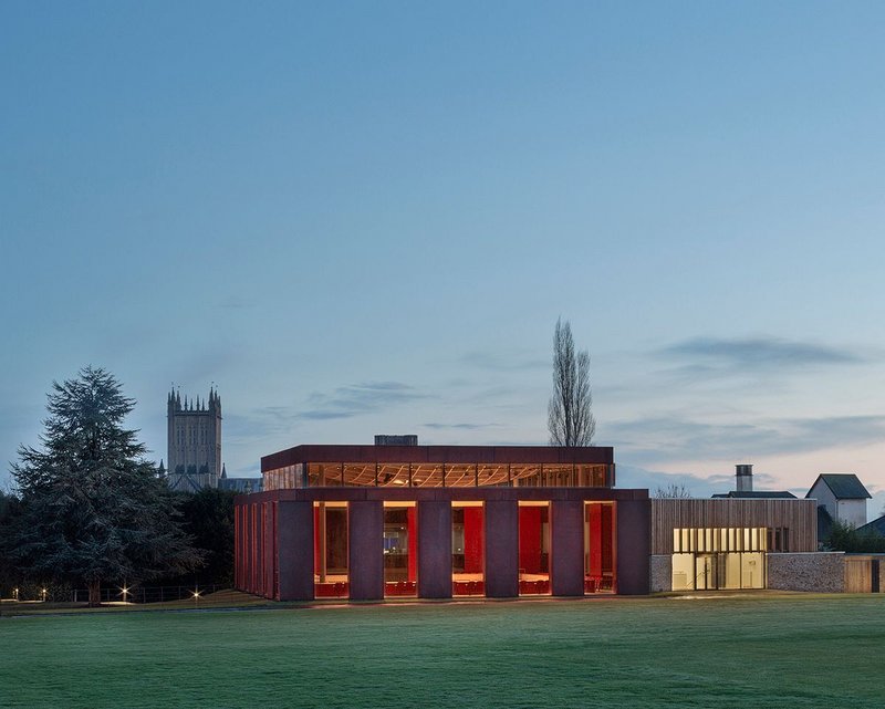 New Music Facilities for Wells Cathedral School, Wells by Eric Parry Architects.