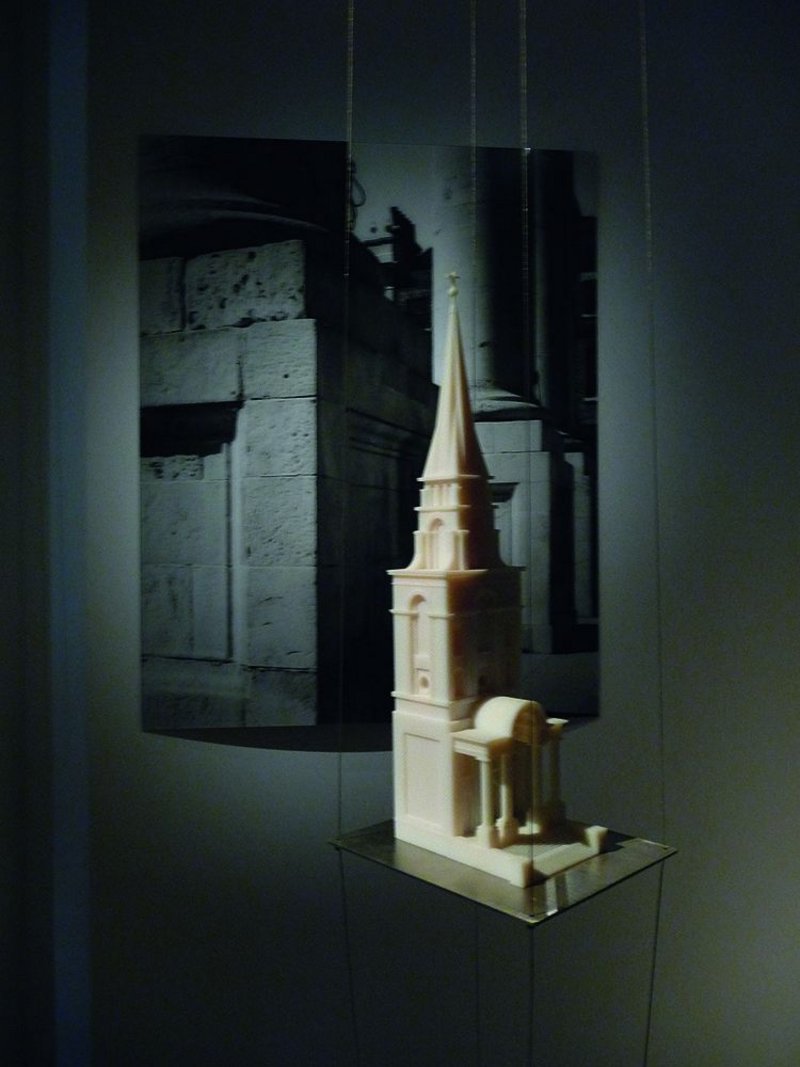 Beautiful display of Hawksmoor’s London churches, curated by Mohsen Mostafavi.