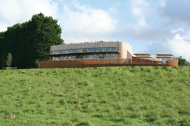 Ray Hole Architects' Café Graze at Marwell Zoo.