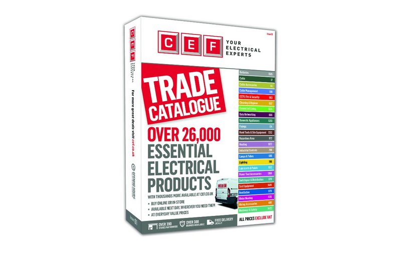 The CEF catalogue will be available to order online or collect in any CEF store from 7 May.