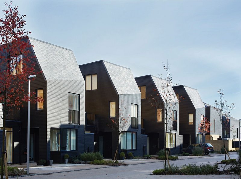 ‘Many buyers said it was the Scandinavian-style design that focused on space and light that really sold the homes.’ Linden Homes, client for Alison Brooks Architects’ ‘Be’ housing in Essex.