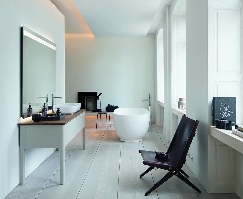 Danish designer Cecilie Manz's Luv bathroom collection for Duravit.