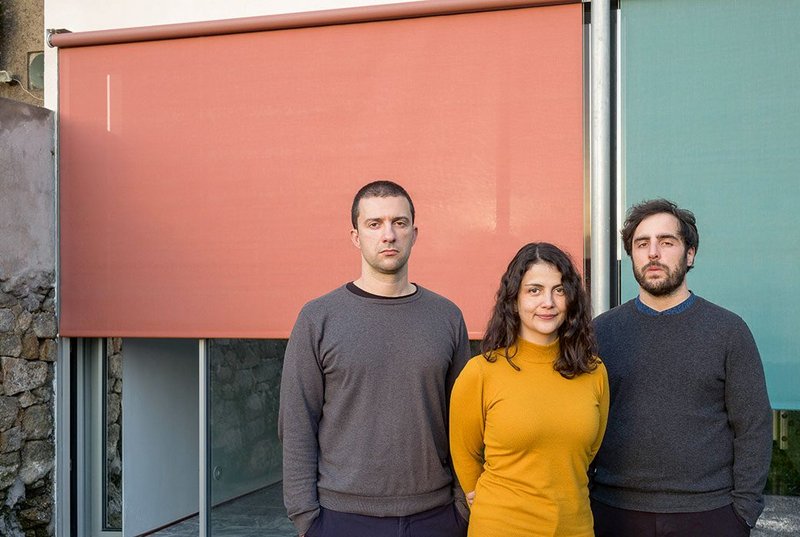 Fala’s directors (left to right) Filipe Magalhães, Ana Luisa Soares and Ahmed Belkhodja. The practice started young and now comprises 10 people. Magalhães is the oldest at 33.