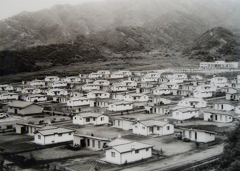 Yugok-ri Unification Village shortly after its completion in 1973.