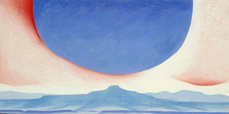 Pedernal by Georgia O’Keeffe, 1945 . Georgia O’Keeffe Museum, Gift of The Burnett Foundation © 2016 Georgia O'Keeffe Museum/DACS, London.