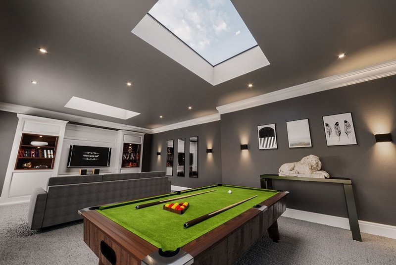 Neo Advance flat rooflight: No unsightly fixings and a concealed motor mean clean, contemporary lines.