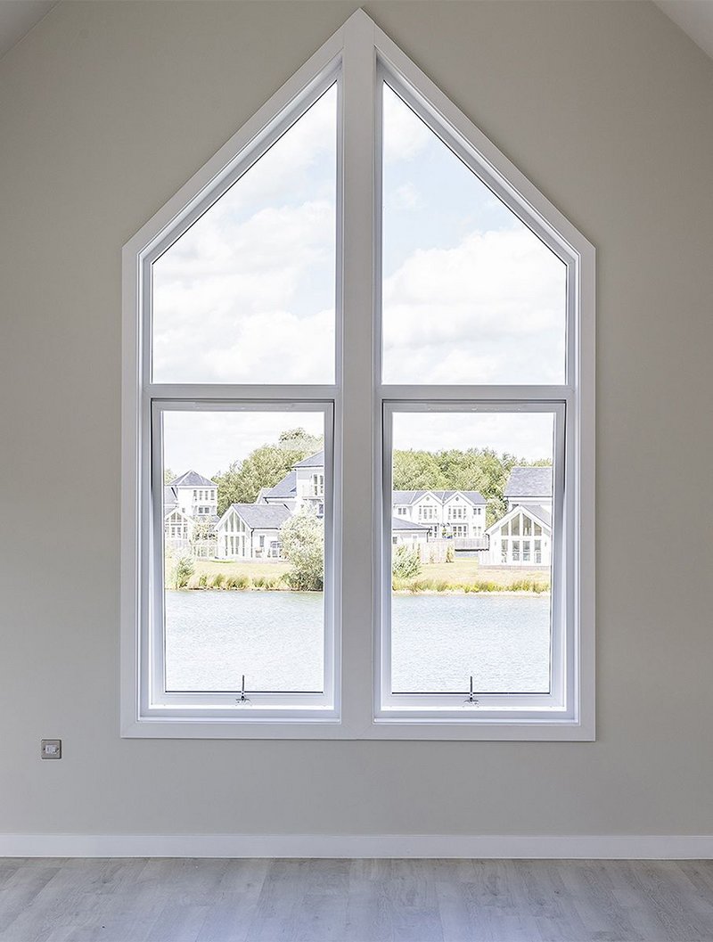 Contemporary-style Modus flush sash casement