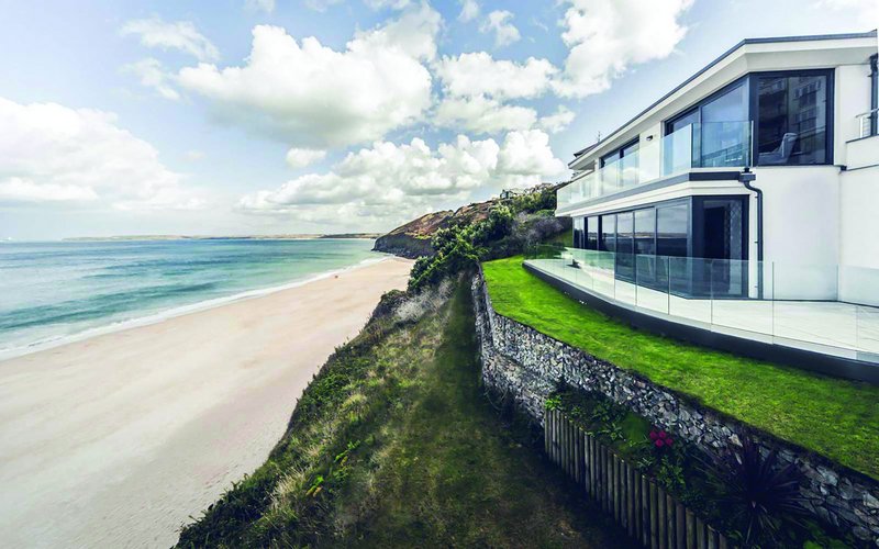 Laurence Associates’ The Beach House at Carbis Bay, near St Ives, Cornwall.