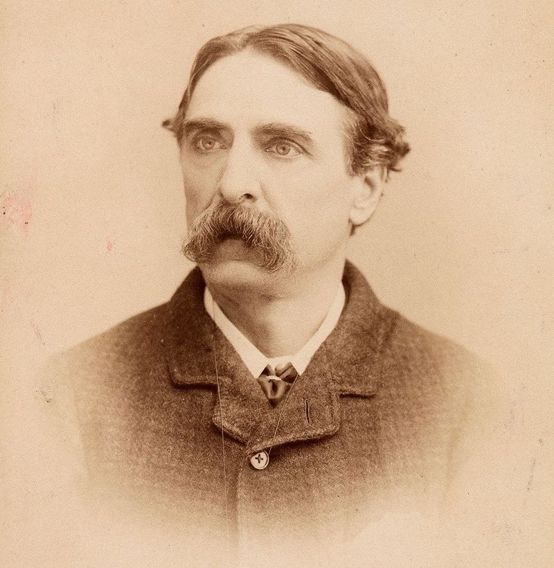 Basil Champneys as photographed in 1894.