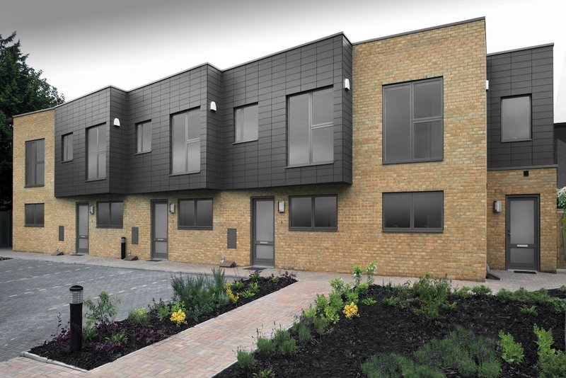 Alexander Sedgley architects' design for William Mews, near Brockley, includes Marley Eternit’s Vertigo cement slates.