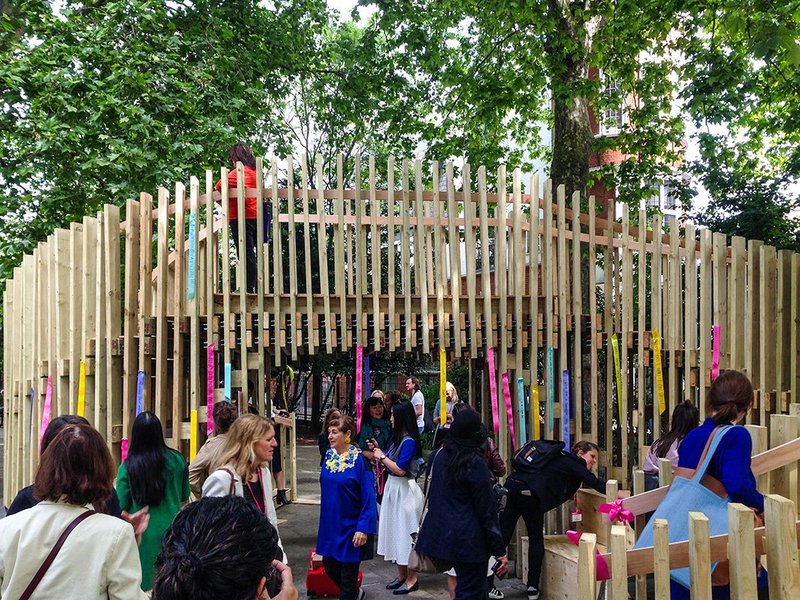 The Next Generation Pavilion at Clerkenwell Design Week 2017 brought children from all backgrounds together to experience making architecture.