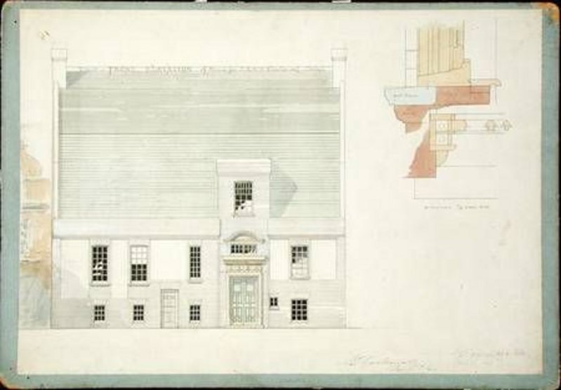 Influence on Galsworthy? Godwin's design for the 'White House' in Chelsea for Whistler.