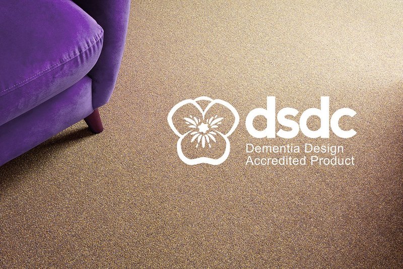 Danfloor's Equinox, Tones, Evolve and Economix carpet ranges have received Dementia Design Product Accreditation from the University of Stirling’s Dementia Services Development Centre.