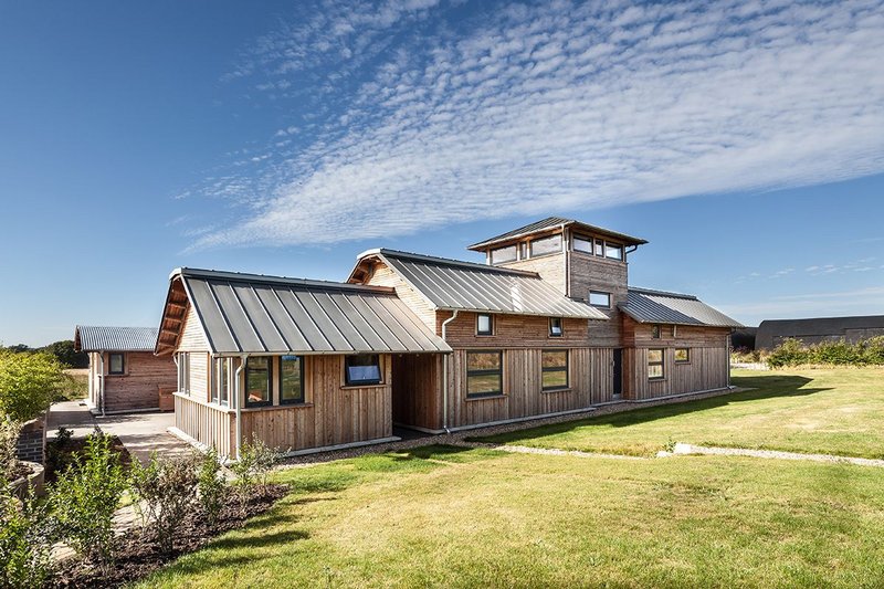 Energy efficient timber barn project.