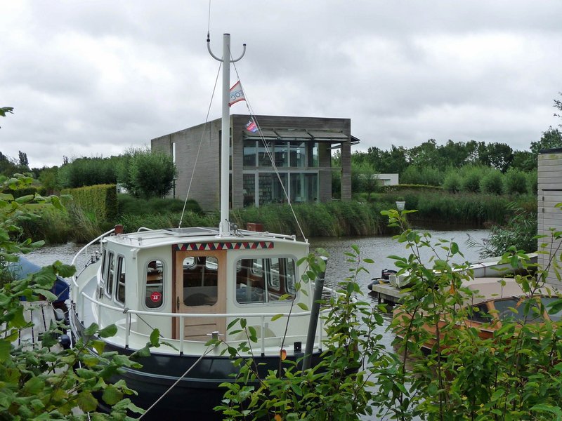 This is the idea - interesting houses with mooring attached