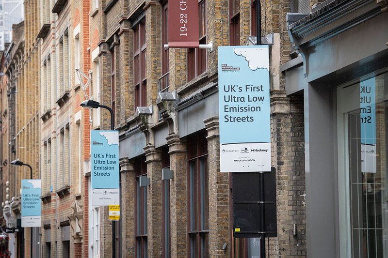 Part of creating a better public realm in the capital and a more sustainable future, one of London’s ultra low emission streets.